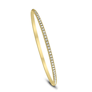 18KT 1.00 CT Studded Diamond Bangle 18KT 1.00 CT Studded Diamond Bangle