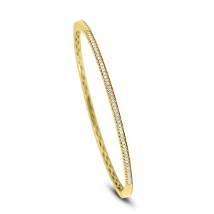 18KT 0.50 CT Studded Diamond Bangle 18KT 0.50 CT Studded Diamond Bangle
