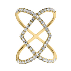 18KT 1.10 CT Loop Diamond Ring 18KT 1.10 CT Loop Diamond Ring
