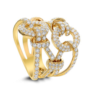 18KT 2.00 CT Belt Shaped Diamond Ring 18KT 2.00 CT Belt Shaped Diamond Ring