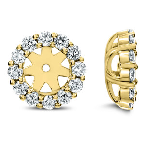 18KT 0.70 CT Diamond Round Shape Earrings 18KT 0.70 CT Diamond Round Shape Earrings