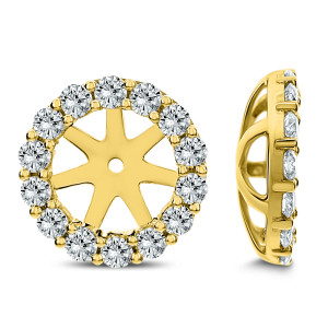 18KT 0.95 CT Diamond Round Stud Earrings 18KT 0.95 CT Diamond Round Stud Earrings