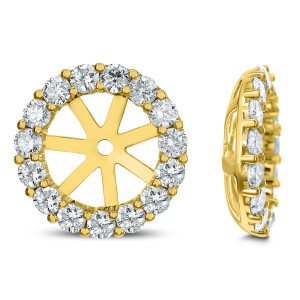 18KT 1.41 CT Diamond Round Shape Stud Earrings 18KT 1.41 CT Diamond Round Shape Stud Earrings