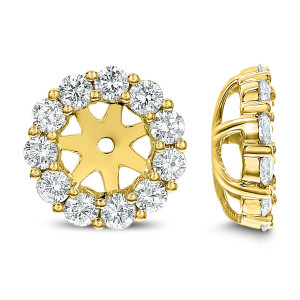 18KT 1.00 CT Diamond Round Stud Earrings 18KT 1.00 CT Diamond Round Stud Earrings
