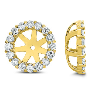 18KT 1.75 CT Diamond Round Stud Earrings 18KT 1.75 CT Diamond Round Stud Earrings