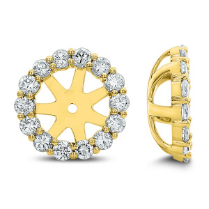 18KT 2.00 CT Diamond Round Stud Earrings 18KT 2.00 CT Diamond Round Stud Earrings