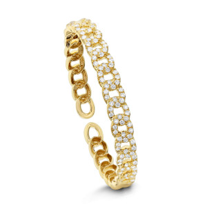 18KT 2.90 CT Diamond Interlocking Bangle 18KT 2.90 CT Diamond Interlocking Bangle