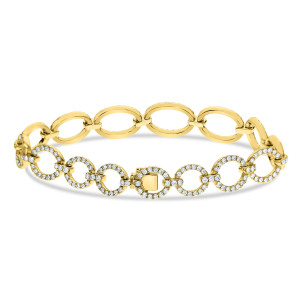 18KT 3.95 CT Diamond Link Bracelet 18KT 3.95 CT Diamond Link Bracelet