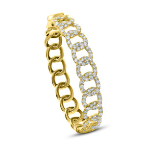 18KT 5.00 CT Diamond Link Bracelet 18KT 5.00 CT Diamond Link Bracelet