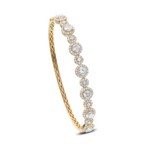18KT 2.83 CT Diamond Bangle 18KT 2.83 CT Diamond Bangle
