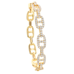 18KT 3.00 CT Diamond Interlocking Bracelet 18KT 3.00 CT Diamond Interlocking Bracelet