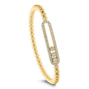 18KT 0.80 CT Diamond Half-Open Shape Bracelet 18KT 0.80 CT Diamond Half-Open Shape Bracelet