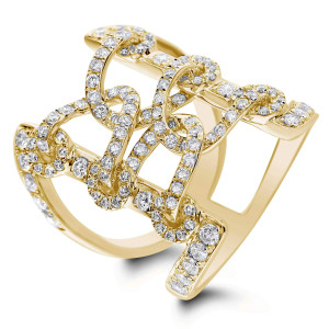 18KT 1.60 CT Diamond Interloop Ring 18KT 1.60 CT Diamond Interloop Ring