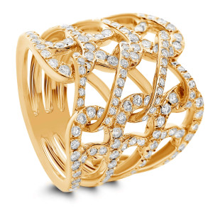 18KT 1.45 CT Diamond Interloop Ring 18KT 1.45 CT Diamond Interloop Ring
