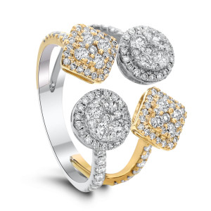 18KT 1.15 CT Diamond Multi-shaped Ring 18KT 1.15 CT Diamond Multi-shaped Ring