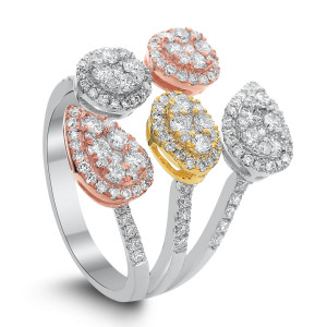 18KT 1.50 CT Diamond Multi-shaped Ring 18KT 1.50 CT Diamond Multi-shaped Ring