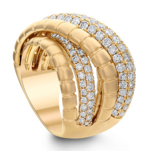 18KT 2.75 CT Diamond Multi-Layer Ring 18KT 2.75 CT Diamond Multi-Layer Ring