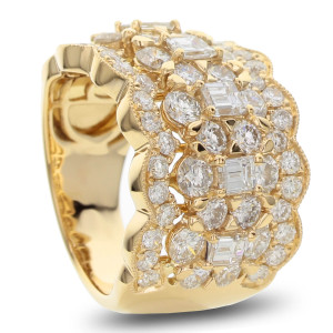 18KT 2.90 CT Diamond Multi Shape Ring 18KT 2.90 CT Diamond Multi Shape Ring