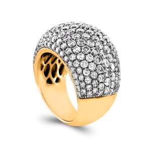 18KT 4.98 CT Diamond Cocktail Ring 18KT 4.98 CT Diamond Cocktail Ring