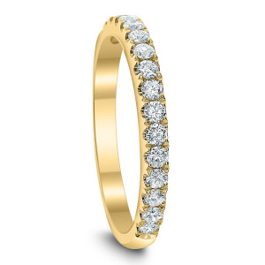 18KT 0.42 CT Diamond Round Shaped Band 18KT 0.42 CT Diamond Round Shaped Band