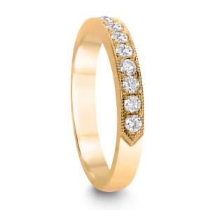 18KT 0.50 CT Diamond Round Band 18KT 0.50 CT Diamond Round Band
