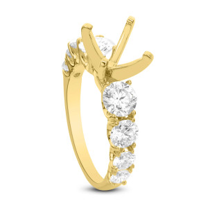 18KT 2.08 CT Diamond Semi-Mounting Solitaire Ring 18KT 2.08 CT Diamond Semi-Mounting Solitaire Ring