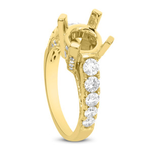 18KT 1.27 CT Semi-Mount Solitaire Diamond Ring 18KT 1.27 CT Semi-Mount Solitaire Diamond Ring