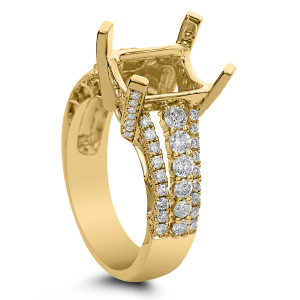18KT 1.05 CT Diamond Semi Mount Solitaire Ring 18KT 1.05 CT Diamond Semi Mount Solitaire Ring